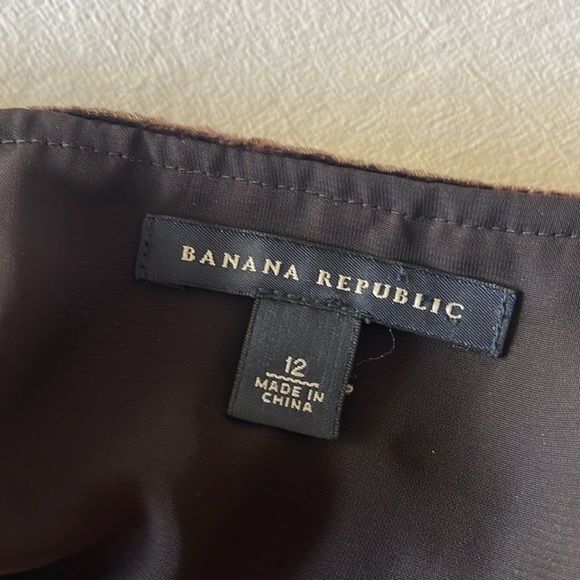 Banana Republic Brown Velvet Top Sleeveless Boho sz 12 - Picture 8 of 8